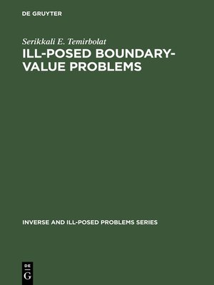cover image of Ill-Posed Boundary-Value Problems